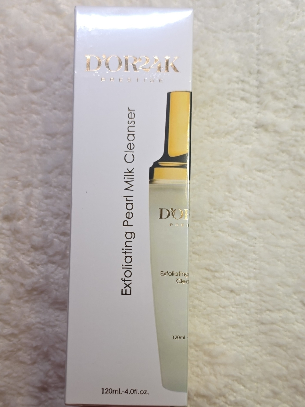 D'OR2IK Exfoliating Pearl Milk Cleanser — White & Gold